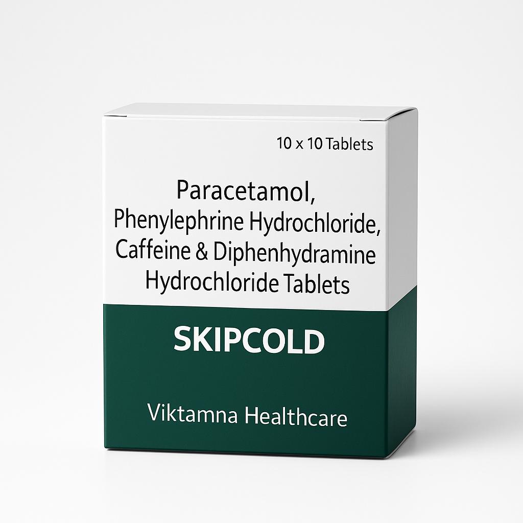 SKIPCOLD pharmaceutical product